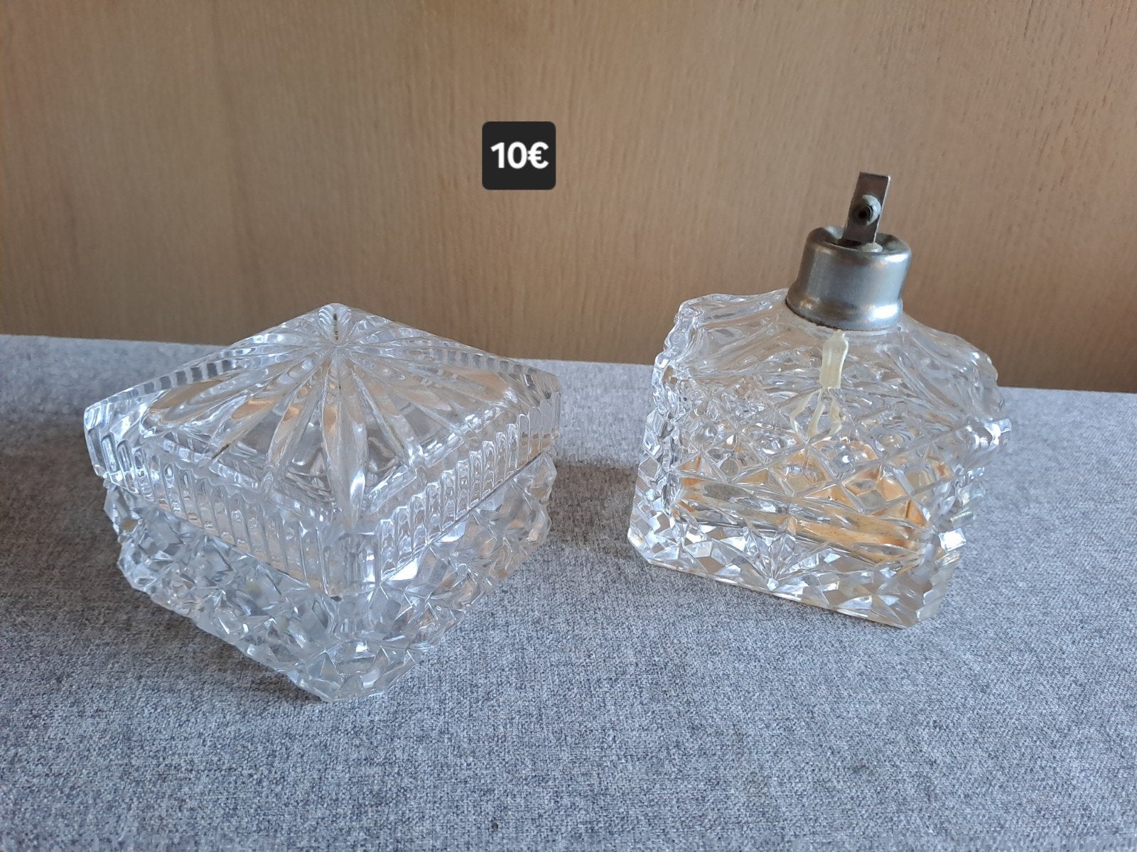Parfumset, Antiek en Kunst, Antiek | Glaswerk en Kristal, Ophalen of Verzenden