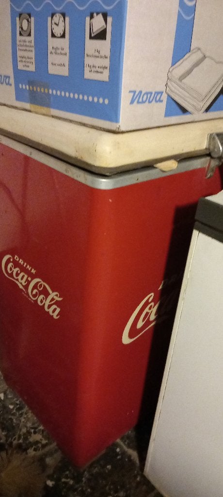 Vintage coca cola frigo, Verzamelen, Ophalen, Gebruikt