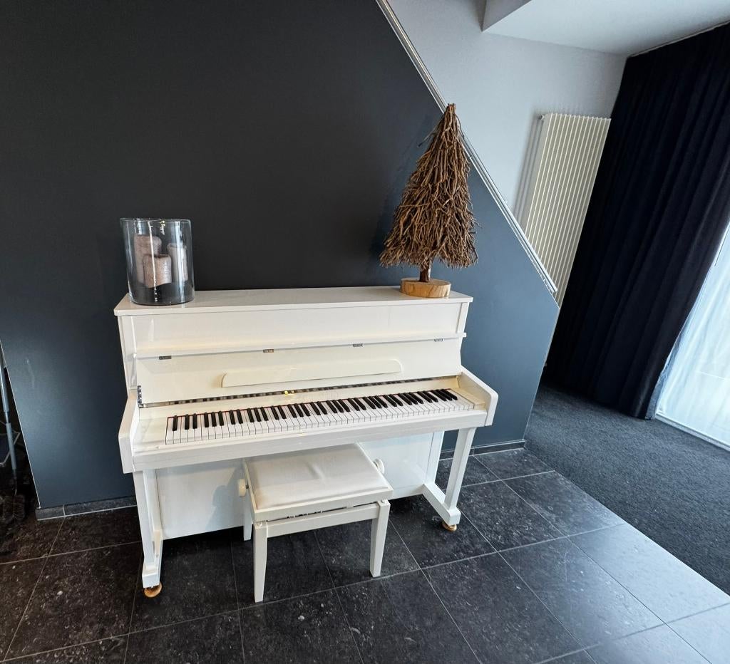 Piano A.M. Wilcke — parfait état — banquette de piano, Musique & Instruments, Brillant, Comme neuf, Enlèvement, Piano