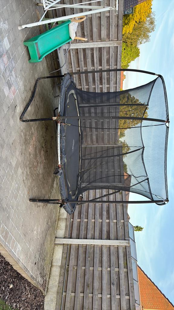 Trampoline, Kinderen en Baby's, Ophalen, Zo goed als nieuw