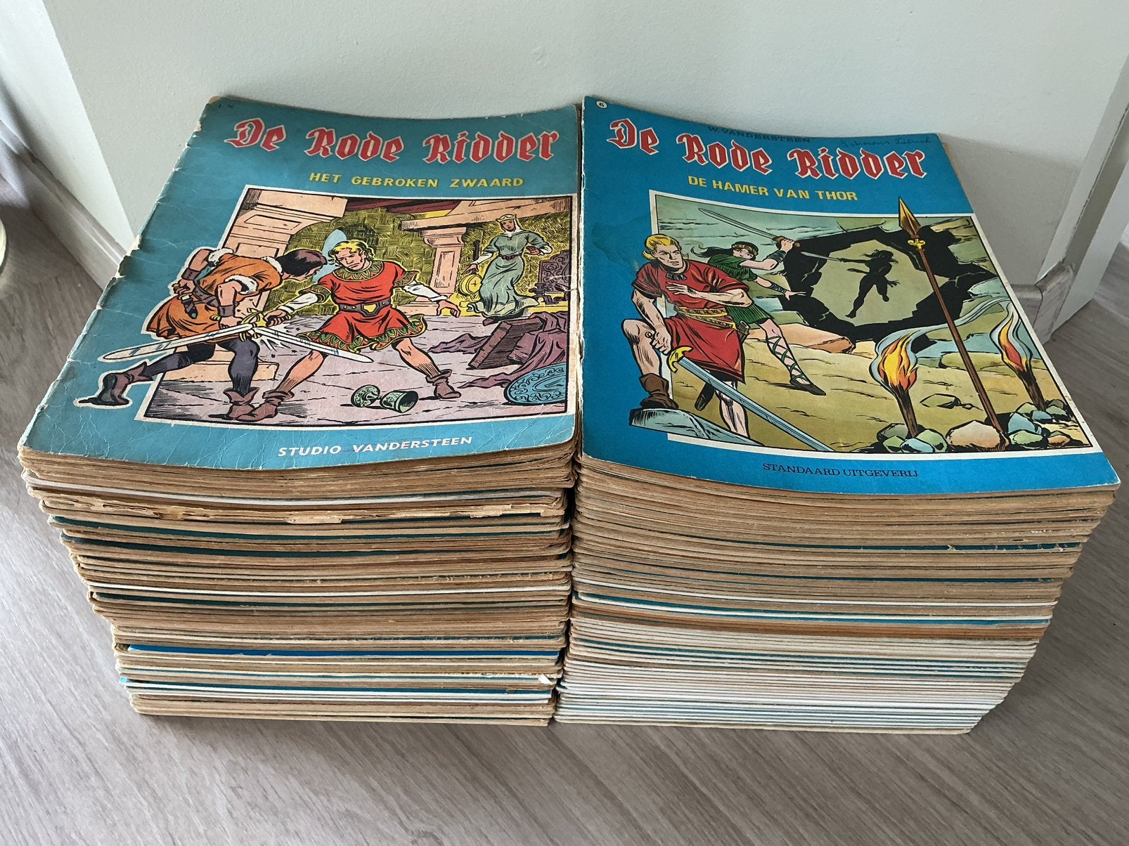 117 strips De Rode Ridder, Boeken, Ophalen, Gelezen