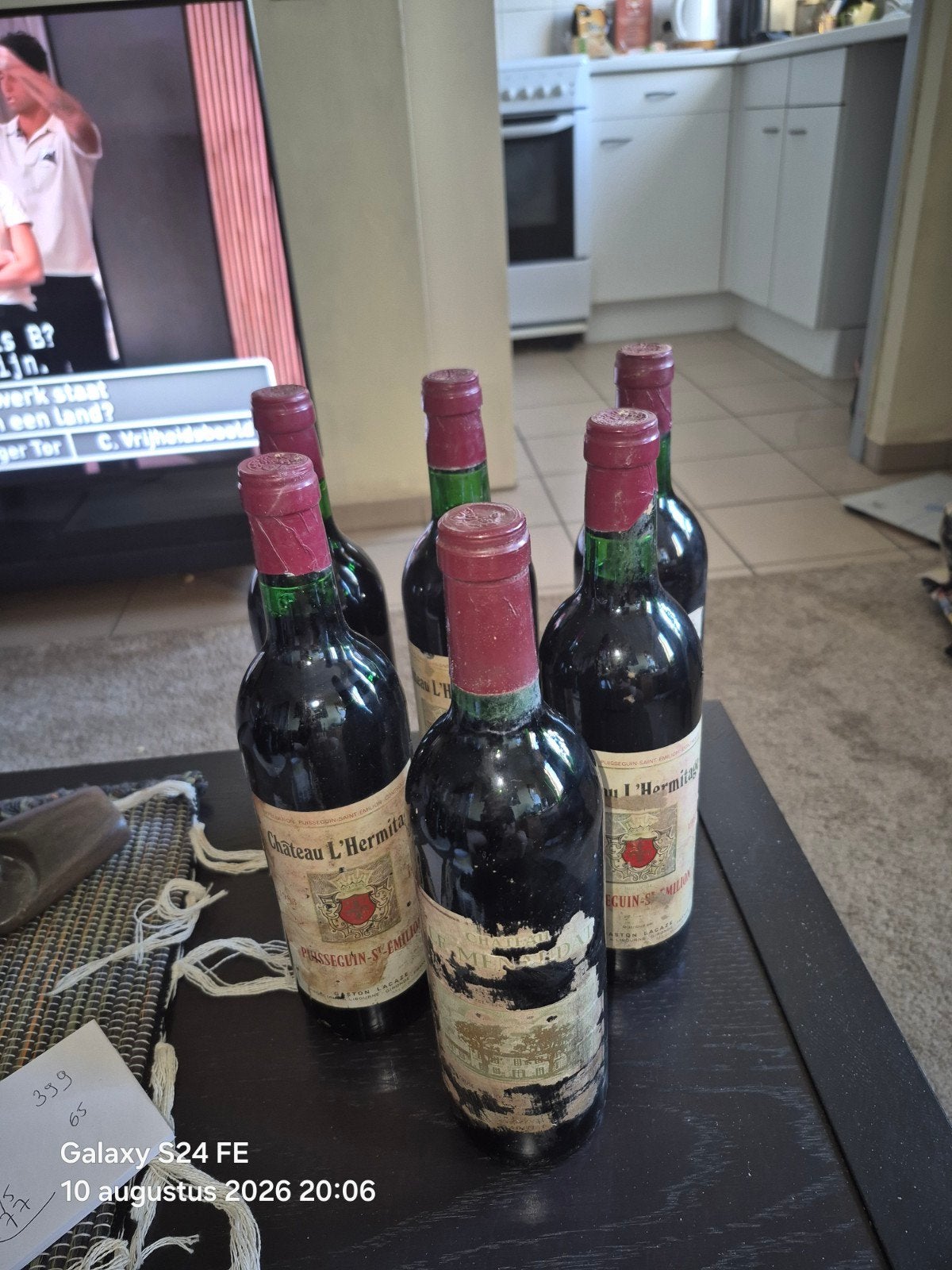 Vin des années 80, Enlèvement ou Envoi, France, Vin rouge