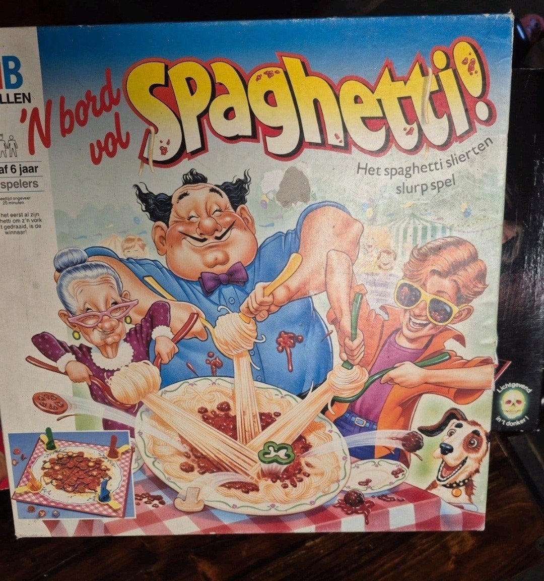 Bord vol spagetti mb, Ophalen of Verzenden