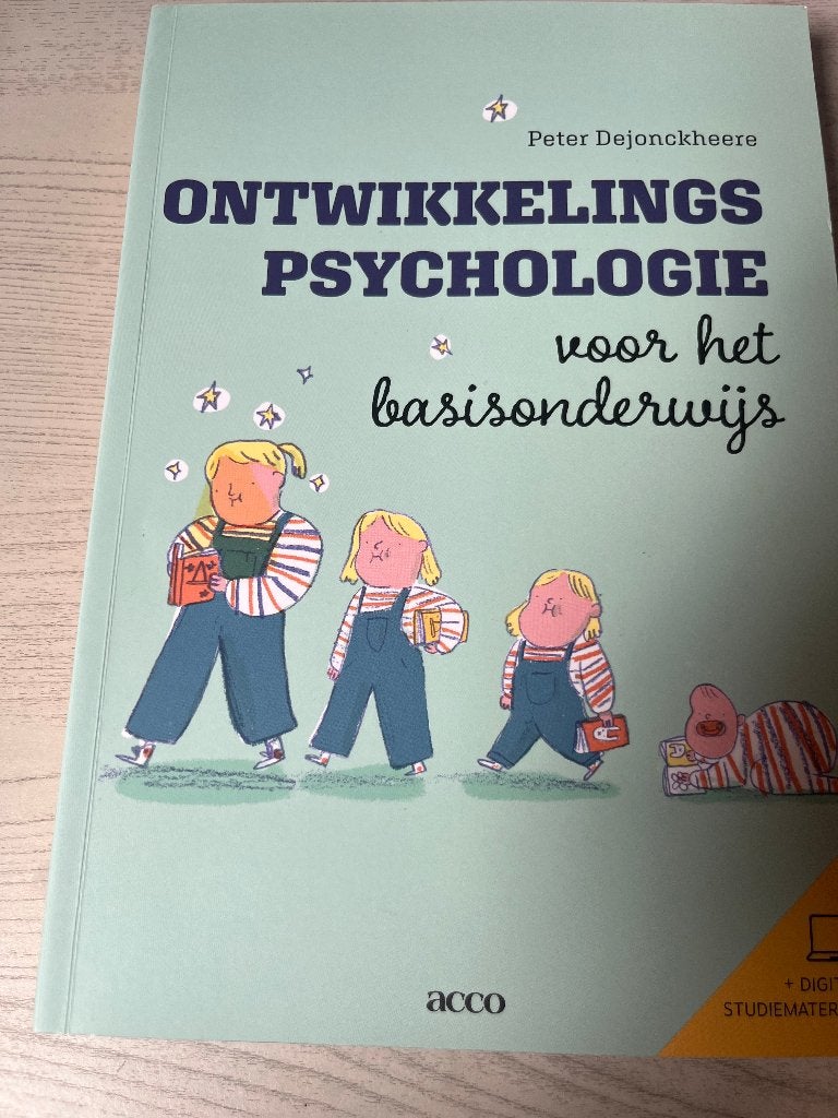 Ontwikkelingspsychologie, Livres, Livres d'étude & Cours, Enlèvement ou Envoi, Comme neuf, Enseignement supérieur