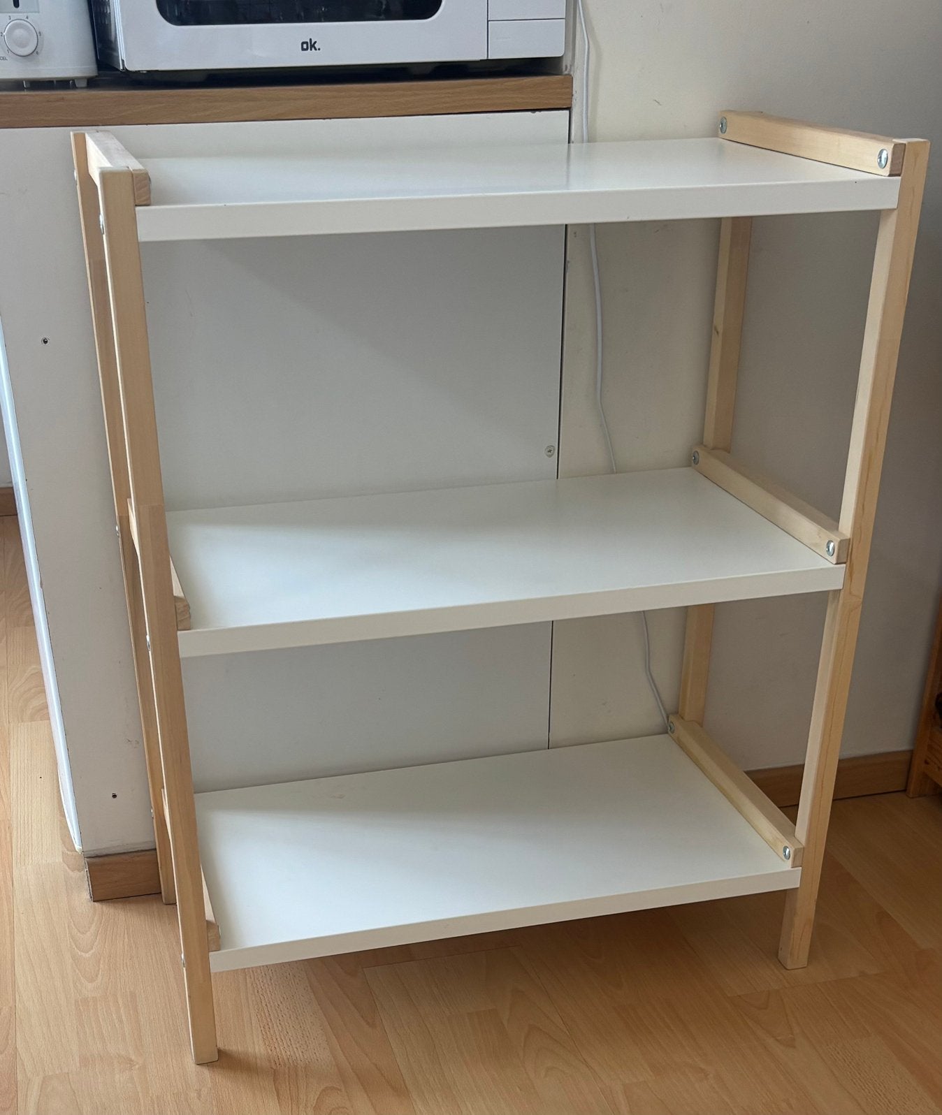 Houten plank, witte planken, Ophalen, Zo goed als nieuw