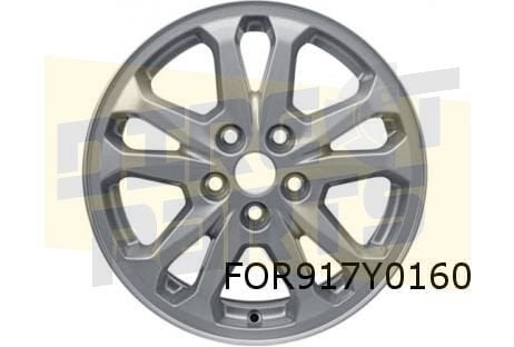 Ford Transit Connect velg alu. (6.5J x 16") (zilver / 5-spaa, -, Verzenden, -, Nieuw