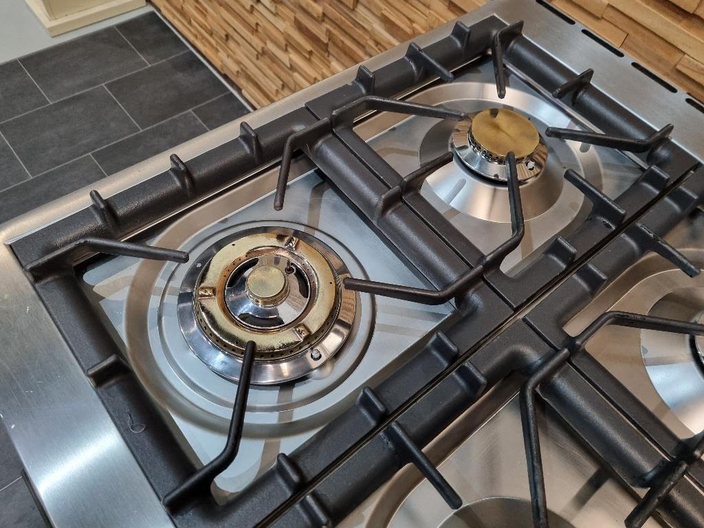 🔥Luxe Boretti Majestic Fornuis 120cm antraciet 7 pit 2 oven, Elektronische apparatuur, Fornuizen, Ophalen, Hete lucht, 60 cm of meer