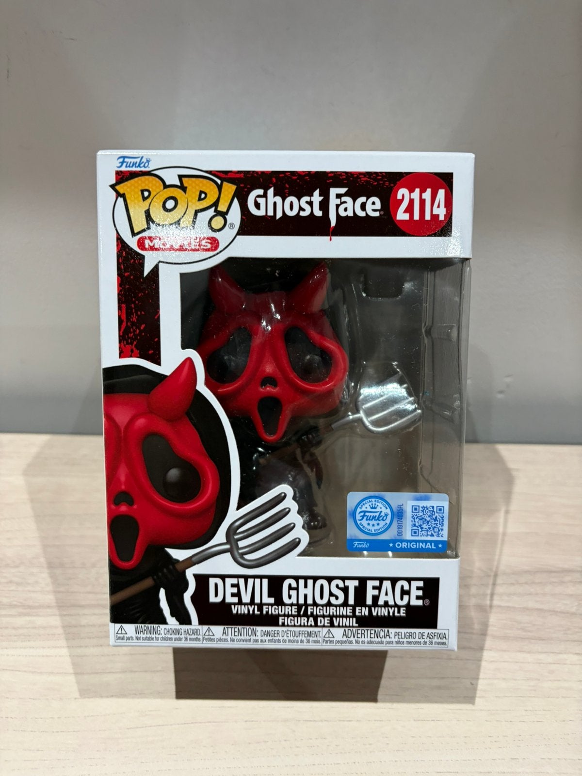 Funko Pop! Ghost Face #2114 Devil Ghost Face Special Edition, Verzamelen, Ophalen of Verzenden, Zo goed als nieuw