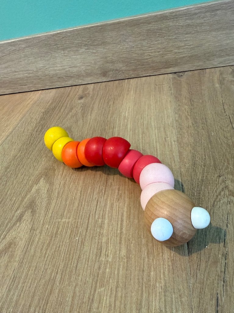 Houten speelgoed - rups, Ophalen, Gebruikt, Overige typen
