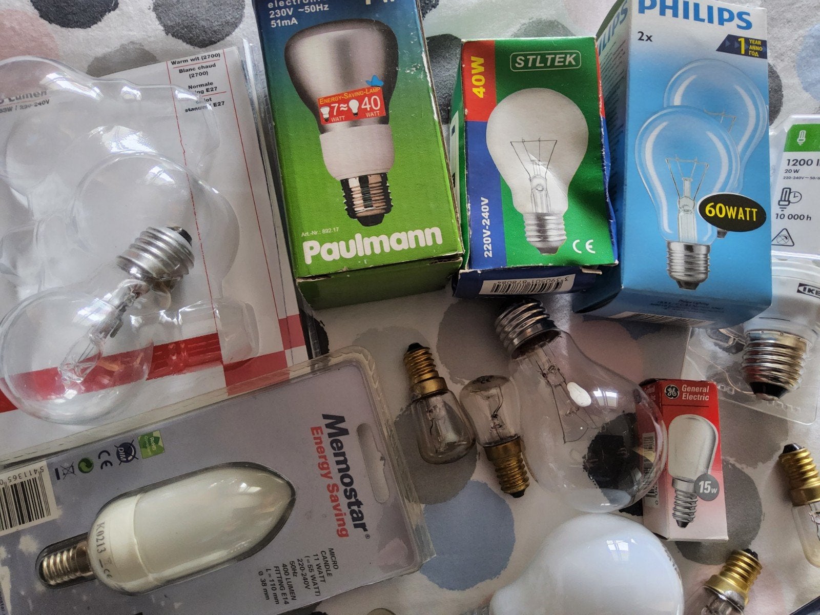 Lampen en spots., Ophalen
