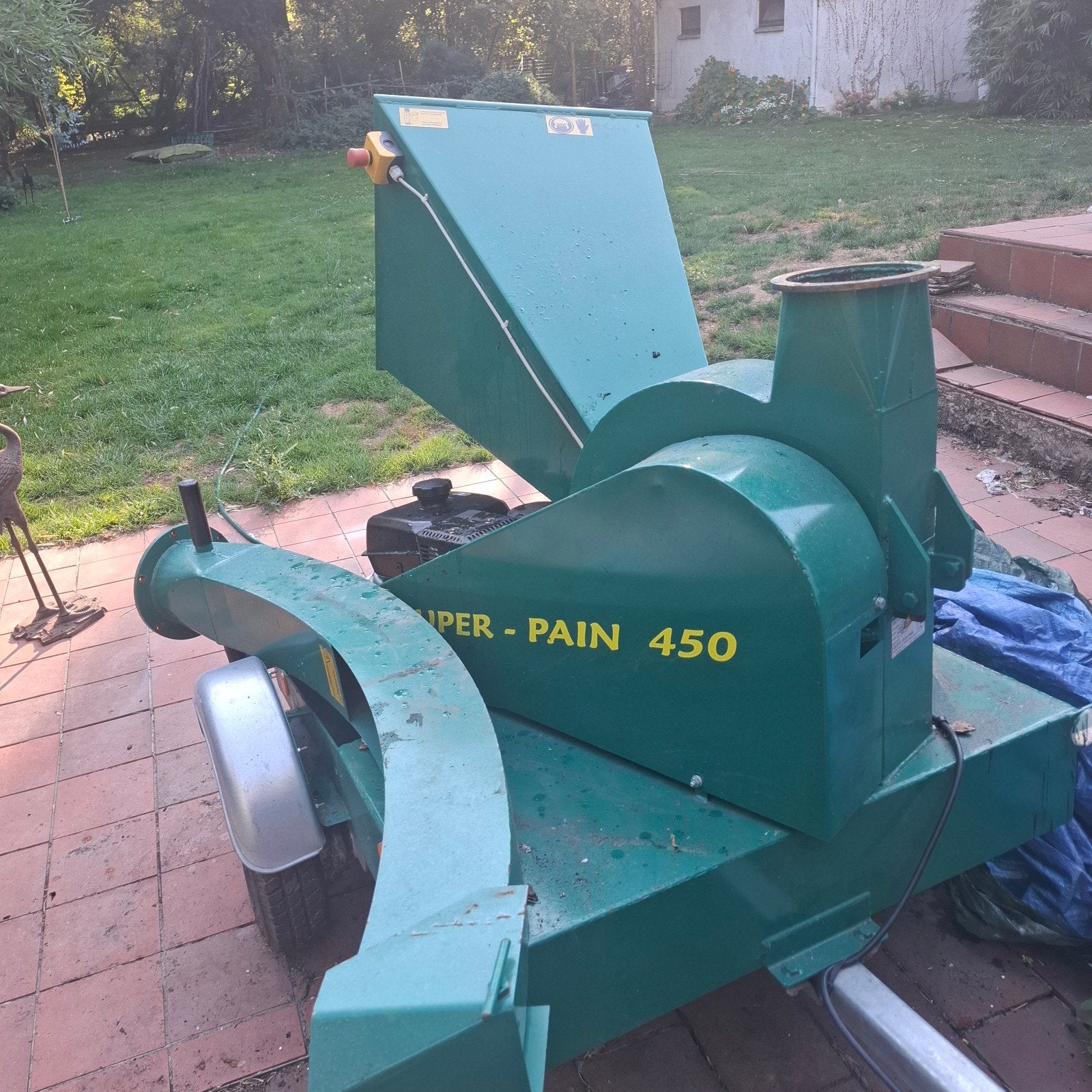Broyeur Super Jean Pain 450 à vendre cause santé, Enlèvement, Comme neuf, Essence, Super Jean Pain 450