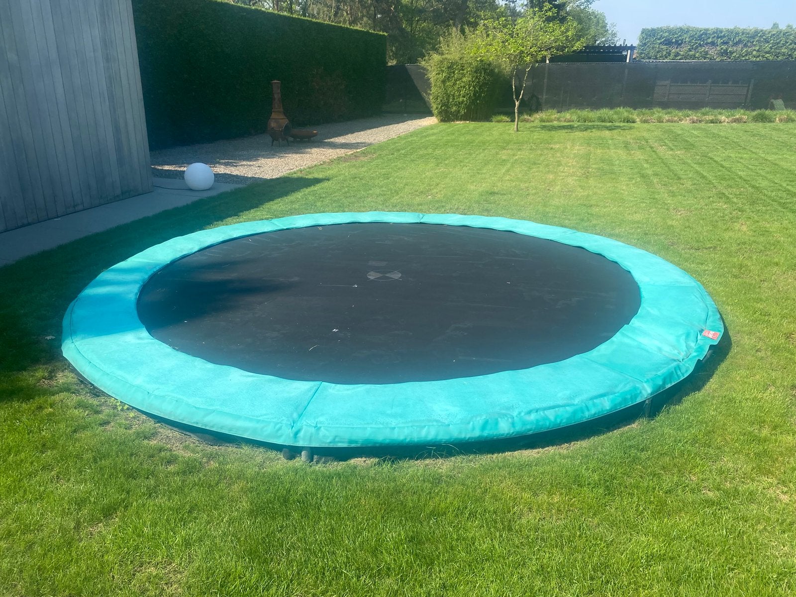 Berg inground trampoline 430cm, Kinderen en Baby's, Speelgoed | Buiten | Trampolines, Ophalen, Gebruikt