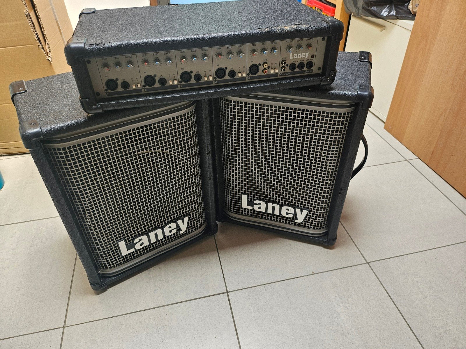 Ensemble sono(2 amplificateur et table de mixage)