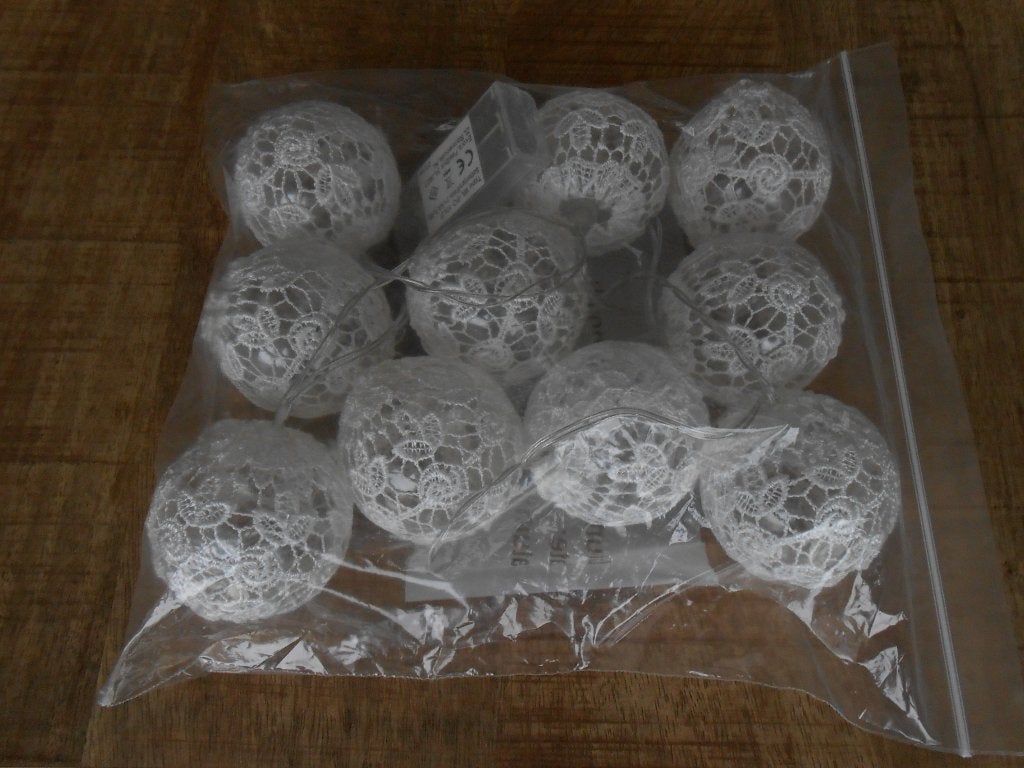 20 belles nouvelles boules de Noël avec lumières LED, Enlèvement, Neuf
