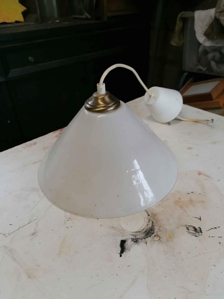 Vintage Ikea Lamp, Ophalen of Verzenden, Zo goed als nieuw, Glas