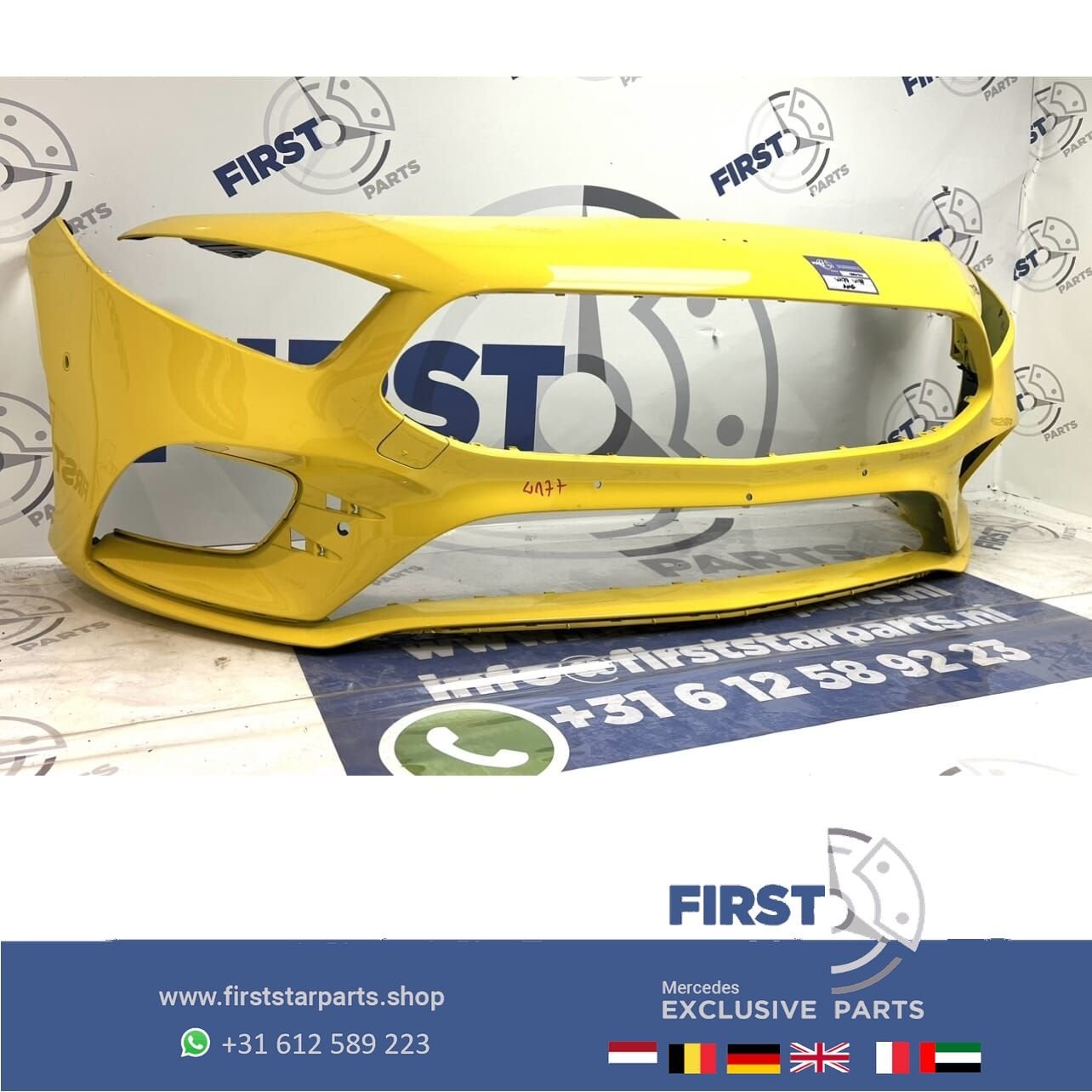 Mercedes AKlasse BUMPER 2018-2024 W177 AMG VOORBUMPER A35 GE, Gebruikt, -, Voor, Ophalen of Verzenden