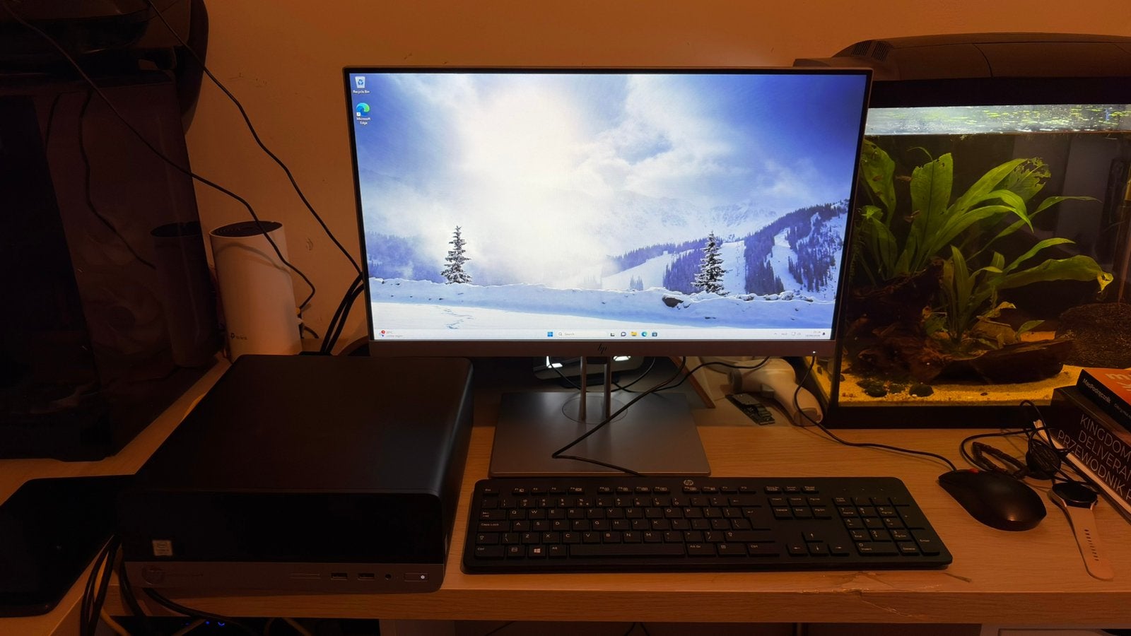 HP ProDesk 400 G5 SFF + HP E223 monitor, Enlèvement ou Envoi, Comme neuf, 8 GB, SSD