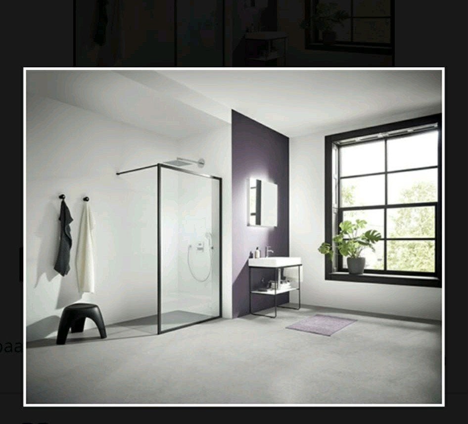 nieuwe douchewand kermi, Doe-het-zelf en Bouw, Ophalen, Nieuw, Glas, Douche