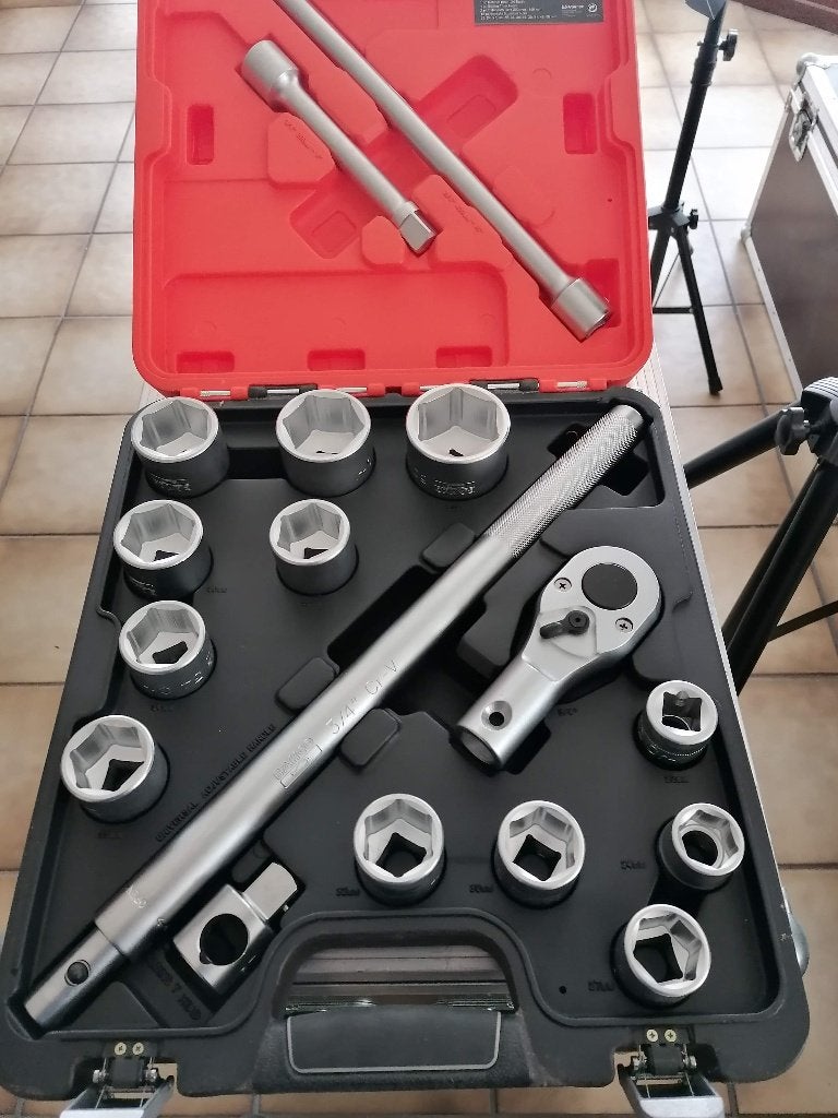 Dopsleutelset 3/4" 17 delig, Enlèvement, Neuf, Clé/cliquet, Autres marques