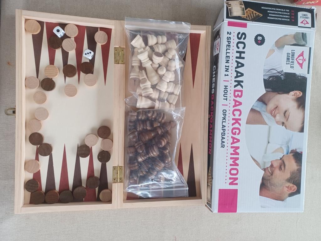 Backgammon schaken, Hobby & Loisirs créatifs, Enlèvement