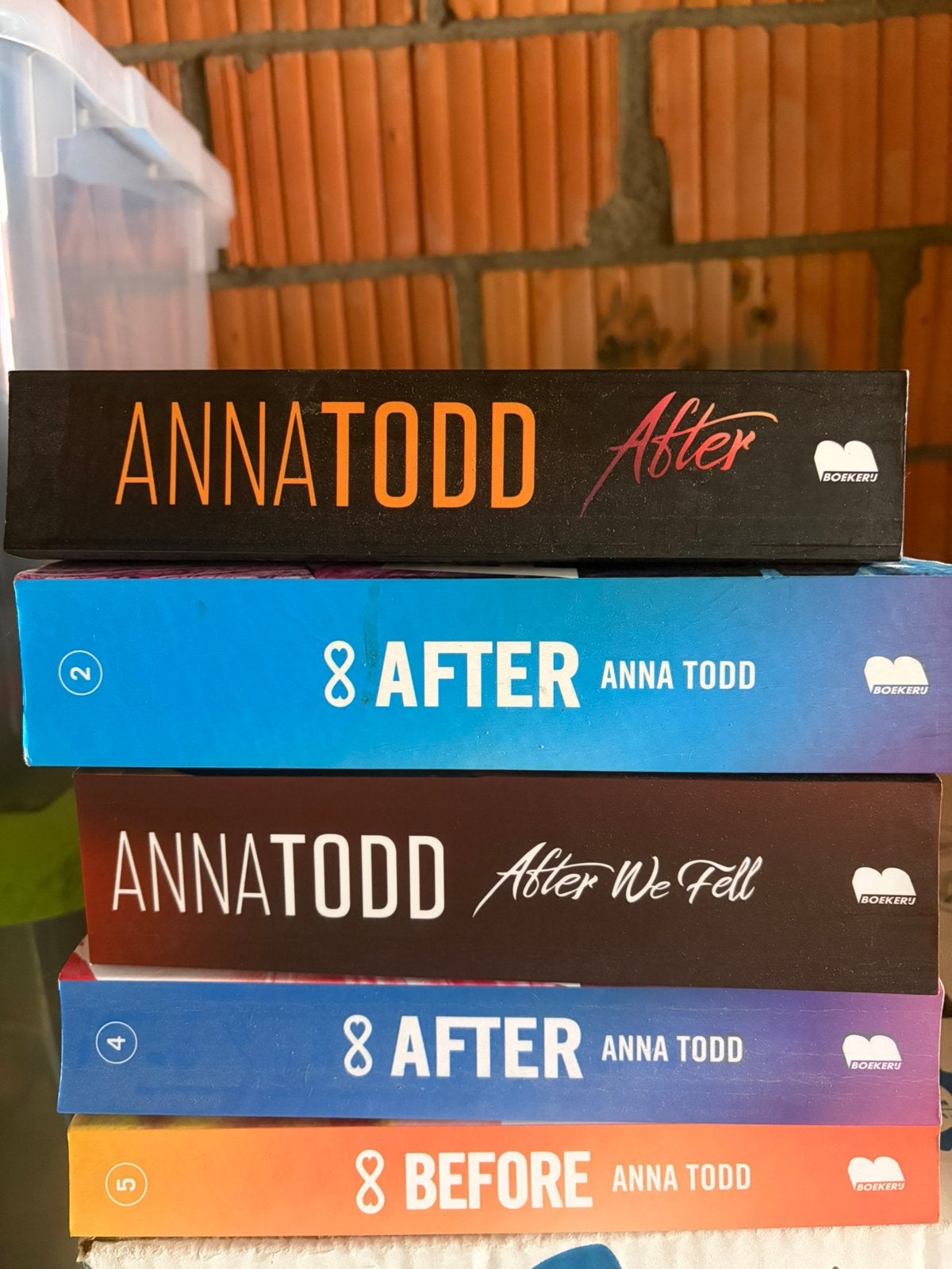 Anna Todd de after reeks, Enlèvement ou Envoi, Comme neuf