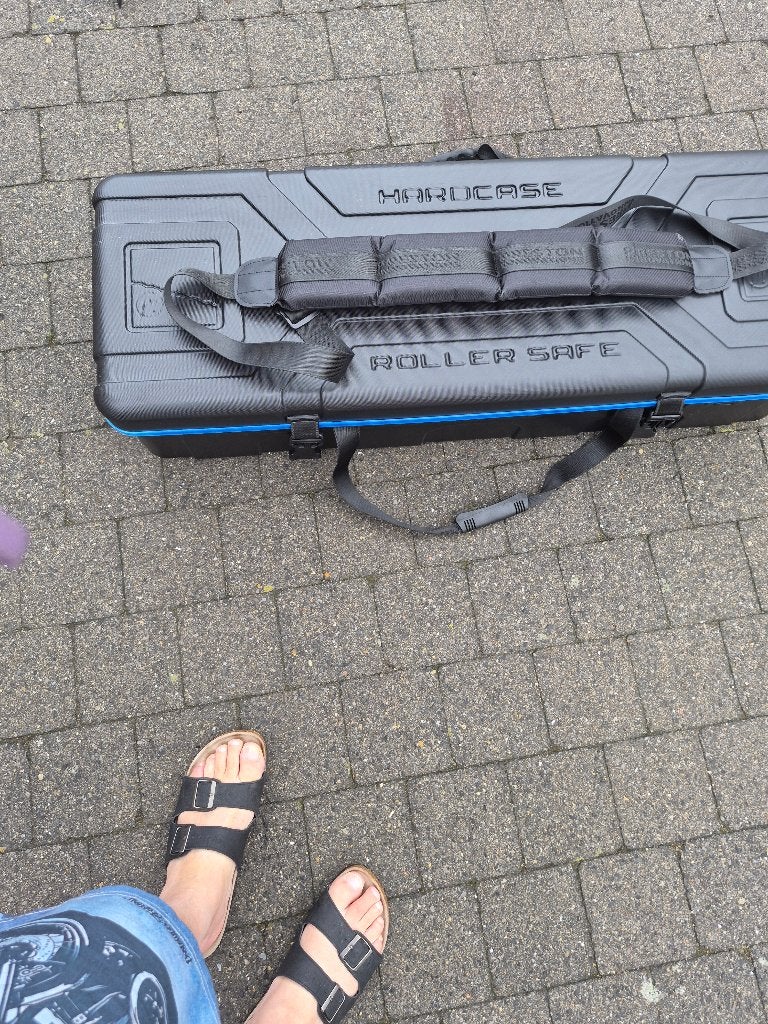 Hardcase preston en rollers, Watersport en Boten, Ophalen, Zo goed als nieuw, Complete set