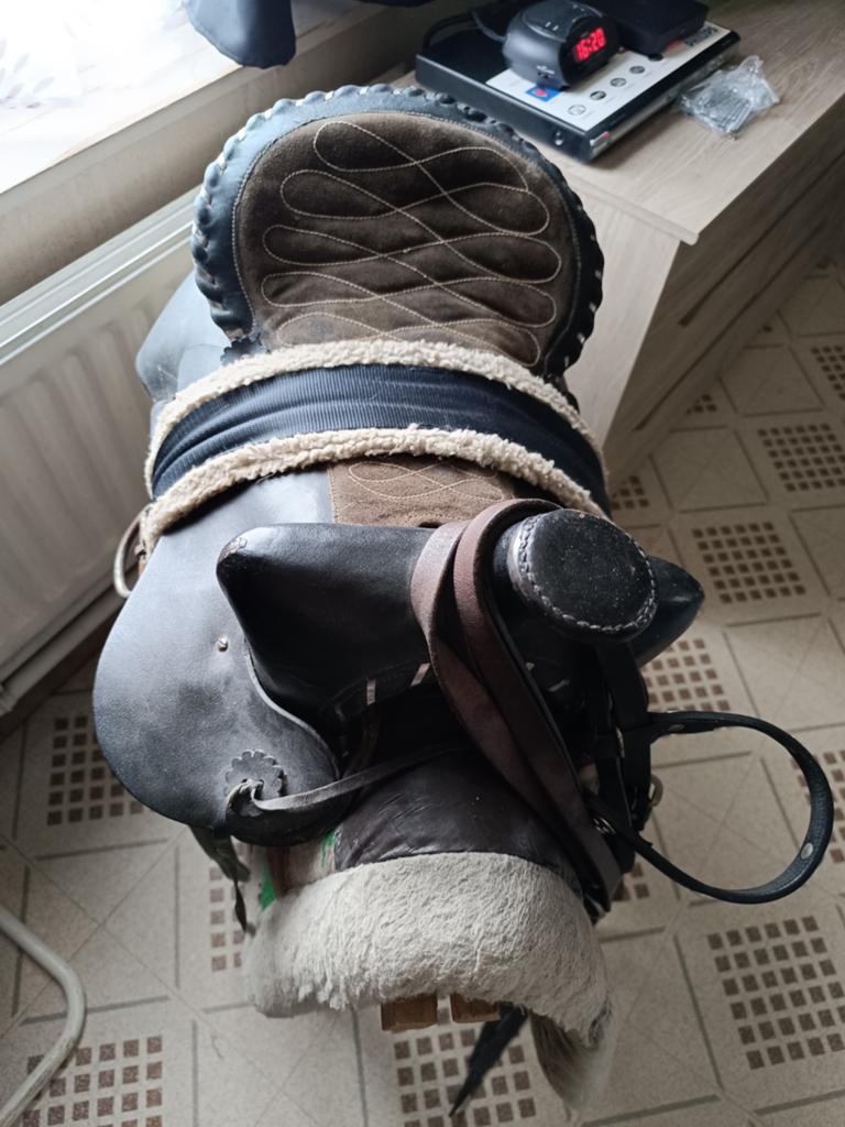 Westernzadel met hoofdstel, Dieren en Toebehoren, Paarden