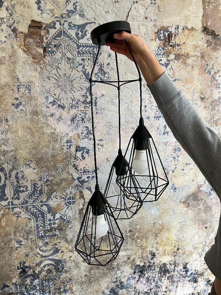 EGLO industriële hanglamp TARBES, Enlèvement, Comme neuf, Métal