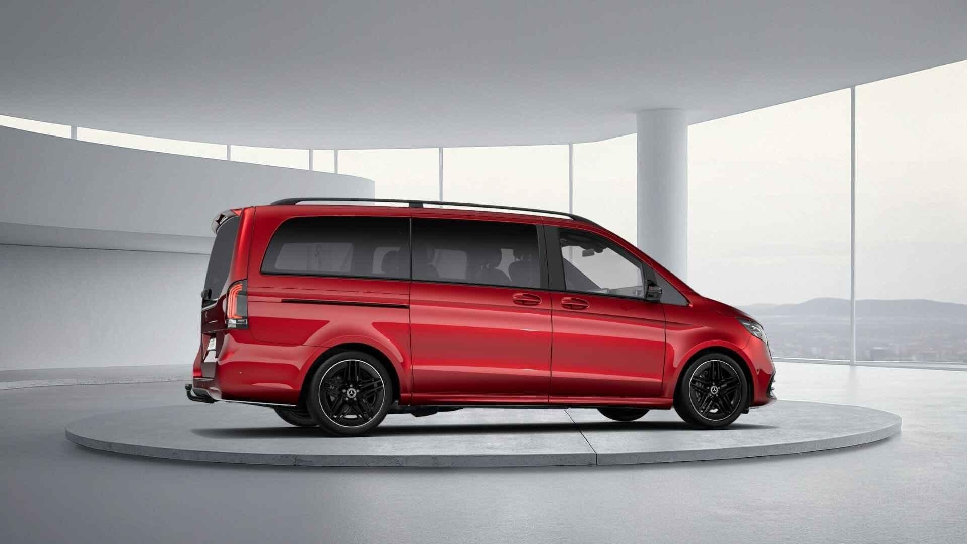 Mercedes-Benz V-Klasse 300 d L2 9G-TRONIC Avantgarde, Auto's, Gebruikt, Zwart, 2000 kg, 237 pk