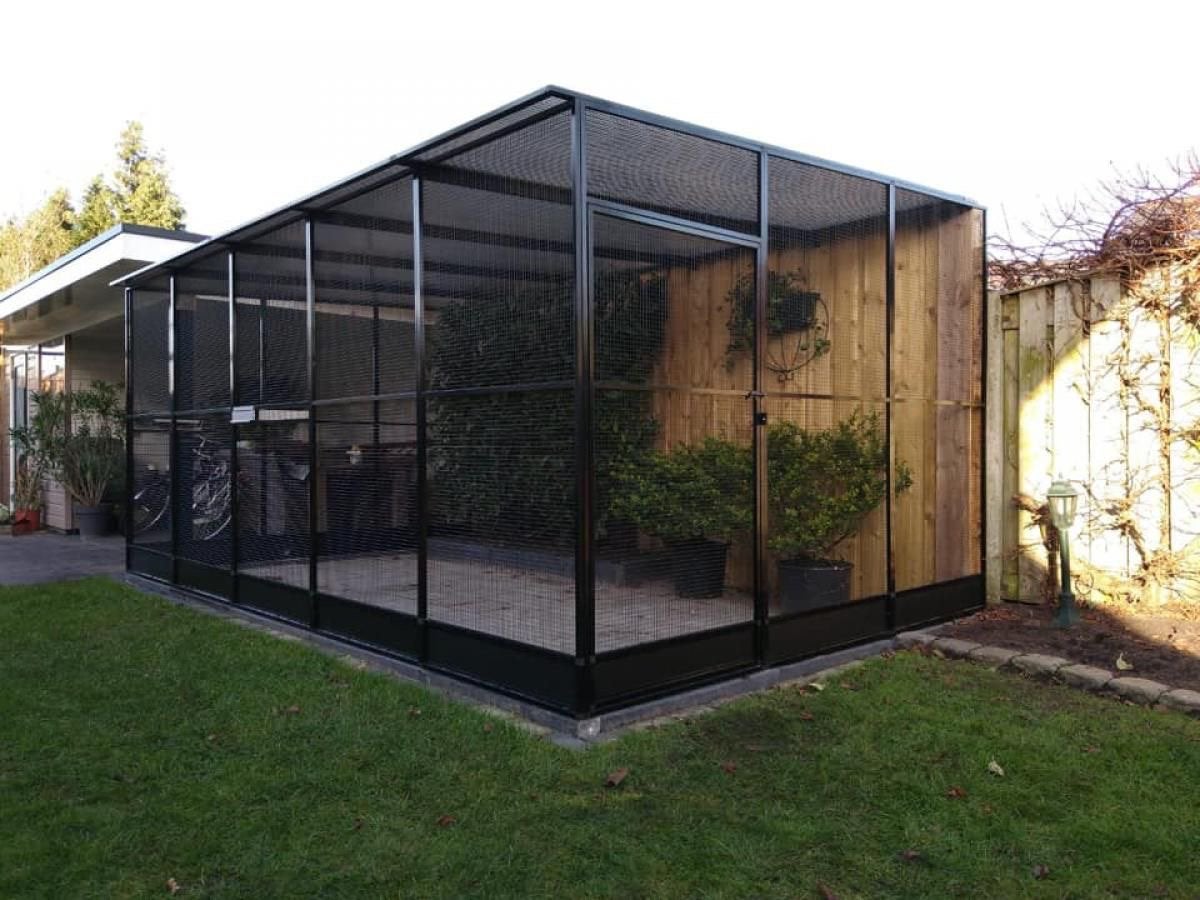 Volières d’exceptionen bois full black, fait main, Animaux & Accessoires, Oiseaux | Cages & Volières, Enlèvement, Neuf, Bois, Cage à oiseaux