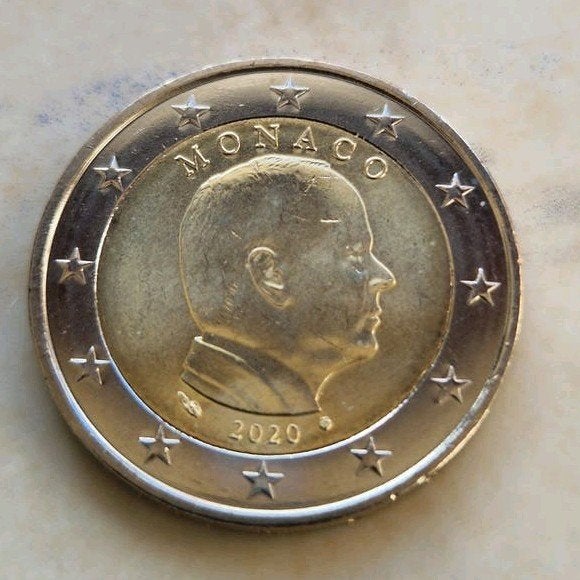 2020 Monaco , 2 Euro Coin, Postzegels en Munten, Munten | Europa | Euromunten, Ophalen of Verzenden, Monaco, 2 euro