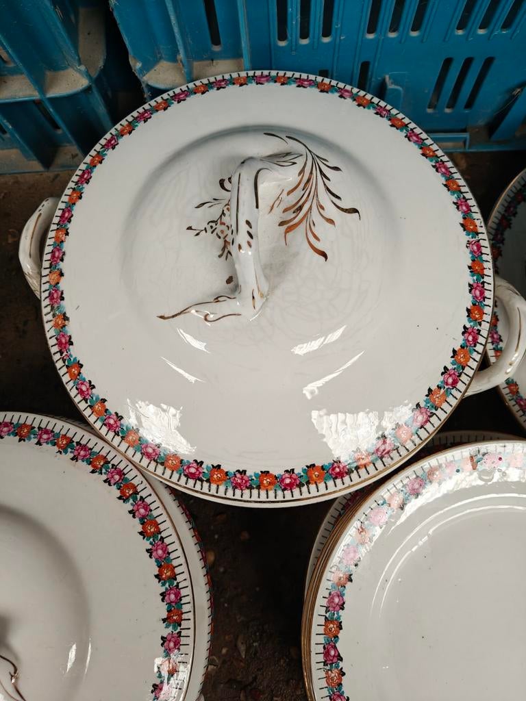 Vintage servies boch, Ophalen