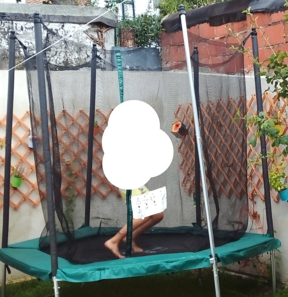 Trampoline 240cm hex decathlon, Kinderen en Baby's, Speelgoed | Buiten | Trampolines, Ophalen, Gebruikt