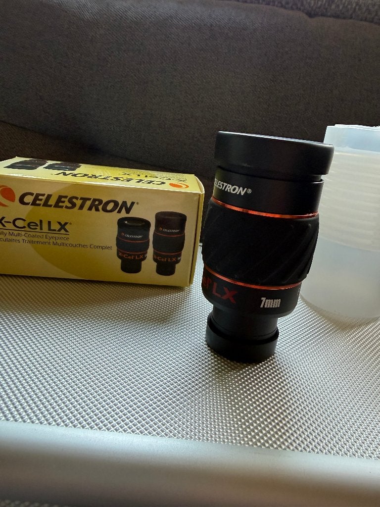 Oculaire Celestron X-Cell X 7 MM Neuf, TV, Hi-fi & Vidéo, Matériel d'optique | Télescopes, Enlèvement ou Envoi, Neuf, Moins de 80 mm