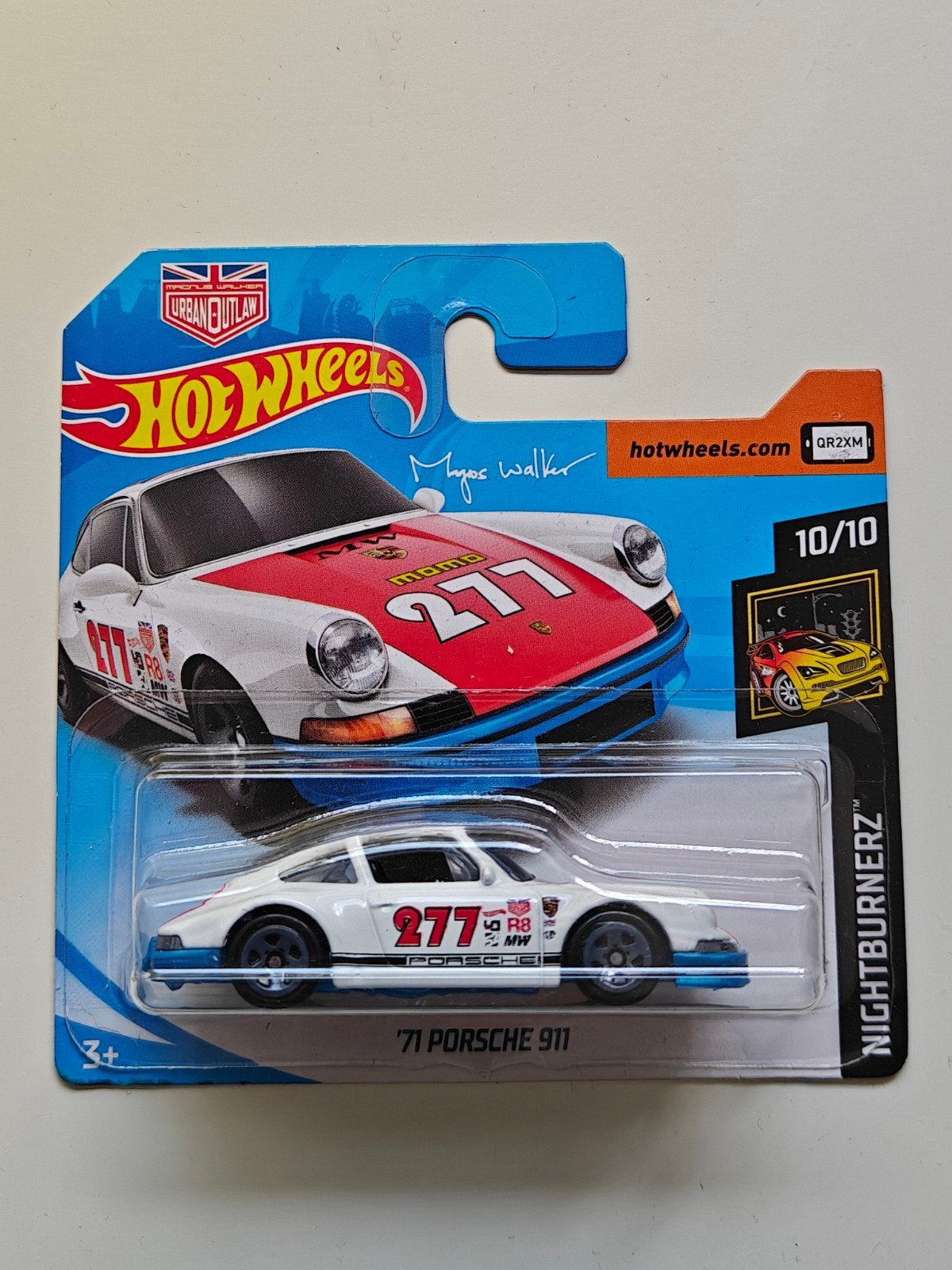 Hot Wheels '71 Porsche 911 Nightburnerz - 2018 Magnus Walker, Hobby en Vrije tijd, Modelauto's | Overige schalen, Ophalen of Verzenden