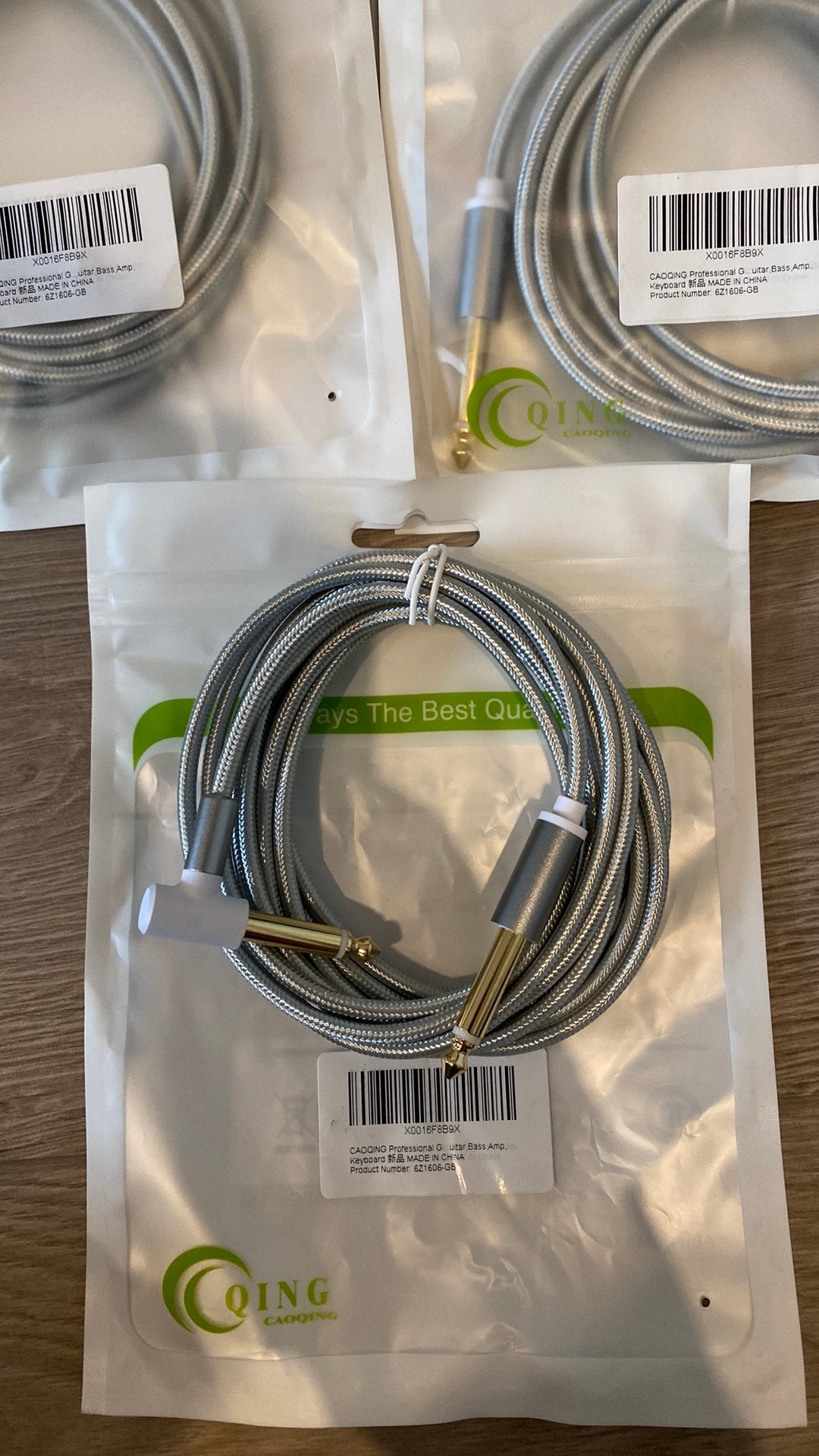 Jack️➡️Jack 6,35mm, lengte 3m (1x 90• aansluiting), Ophalen, Nieuw