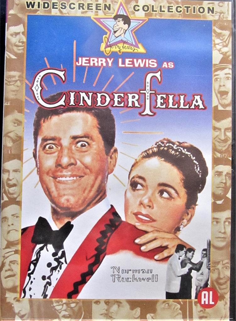 DVD KOMISCHE KOMEDIE- CINDERFELLA (JERRY LEWIS), (1960), Cd's en Dvd's, Alle leeftijden, Ophalen of Verzenden, Zo goed als nieuw