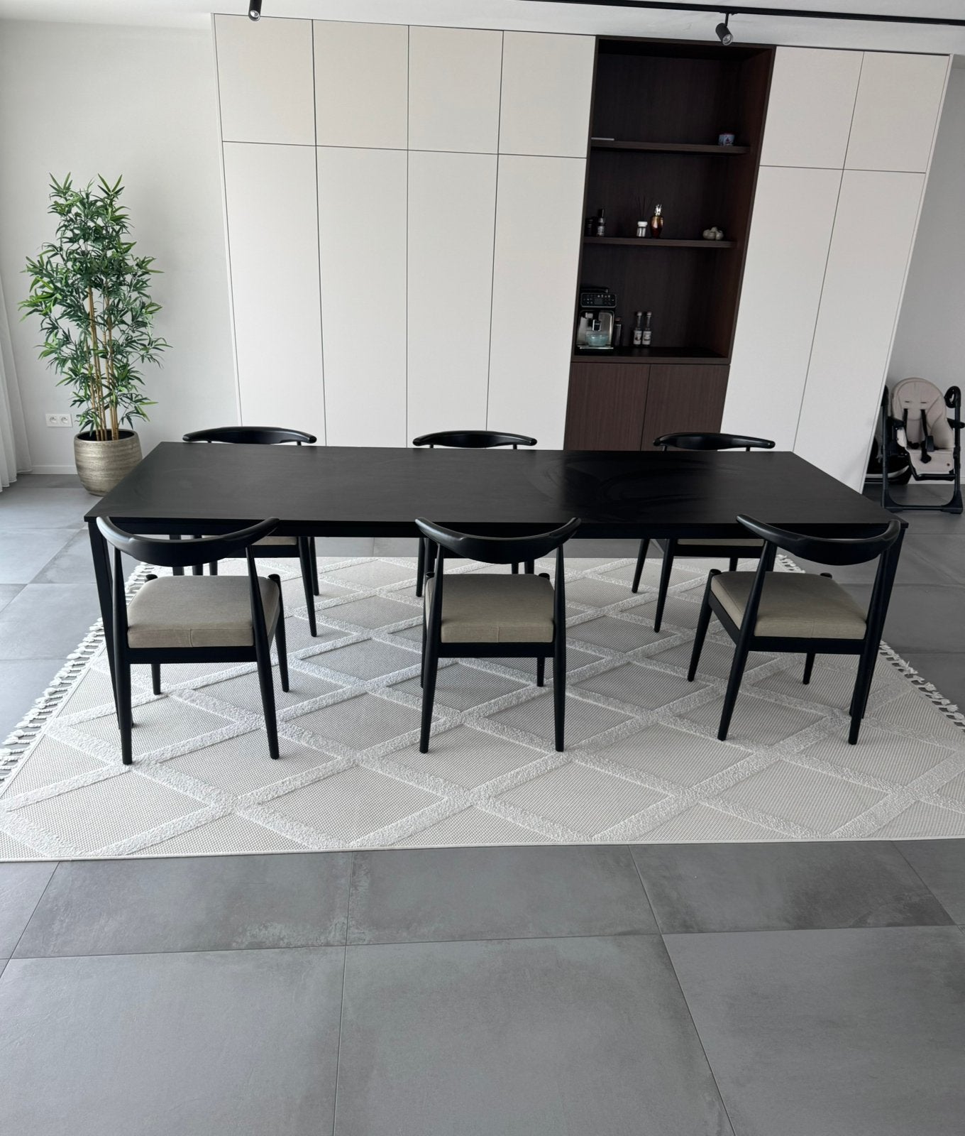 2 vloerkleden van 240 x 340, Enlèvement, Comme neuf, Crème