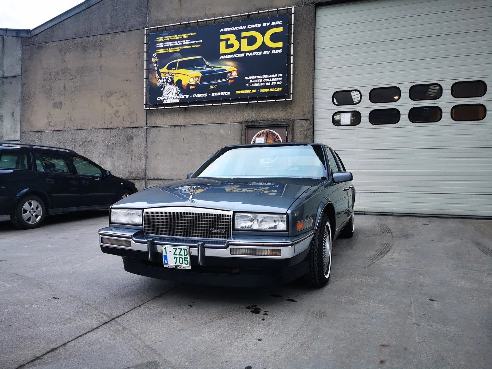 Cadillac Seville sedan (bj 1987, automaat), Auto's, 4 deurs, Zwart, Leder, Elektrische koffer