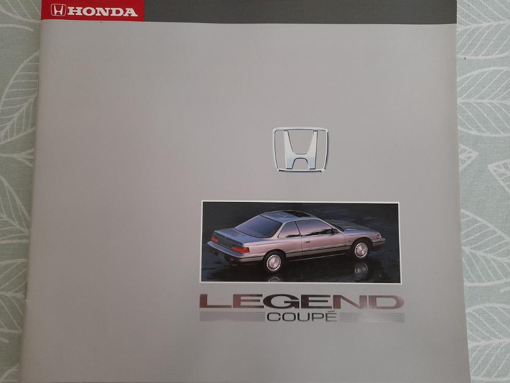 Brochure de la Honda Legend Coupé V6, 1989, Livres, Autos | Brochures & Magazines, Comme neuf, Honda, Envoi