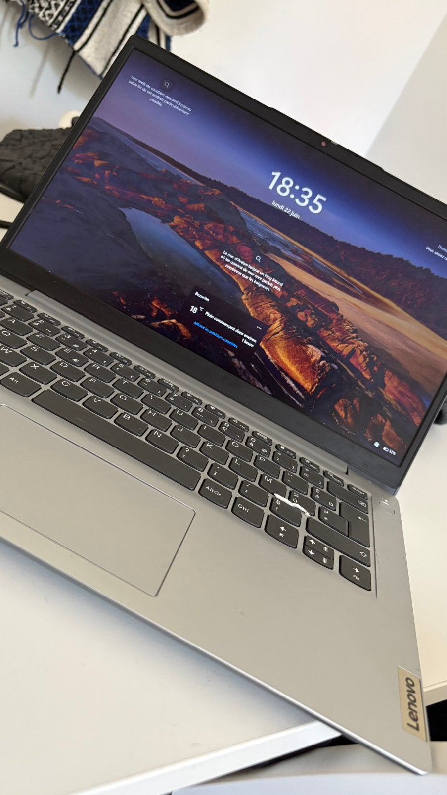 Ordinateur Lenovo, Enlèvement, Comme neuf, 14 pouces