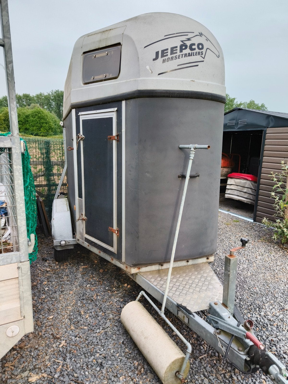 Trailer voor 2paarden, Enlèvement