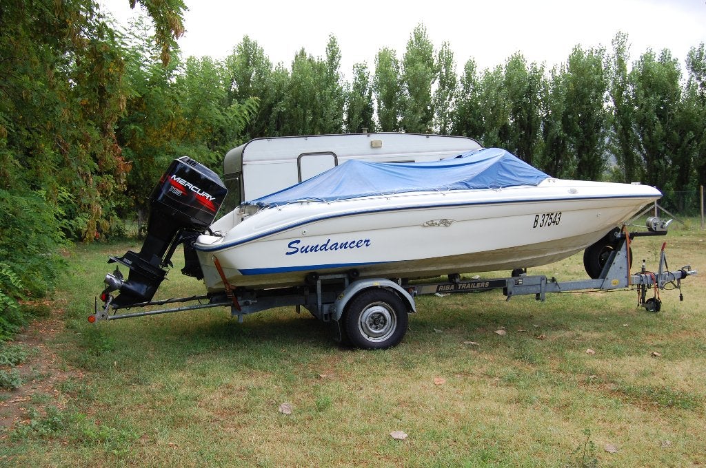 boten, Gebruikt, Buitenboordmotor, Trailer, 115 pk