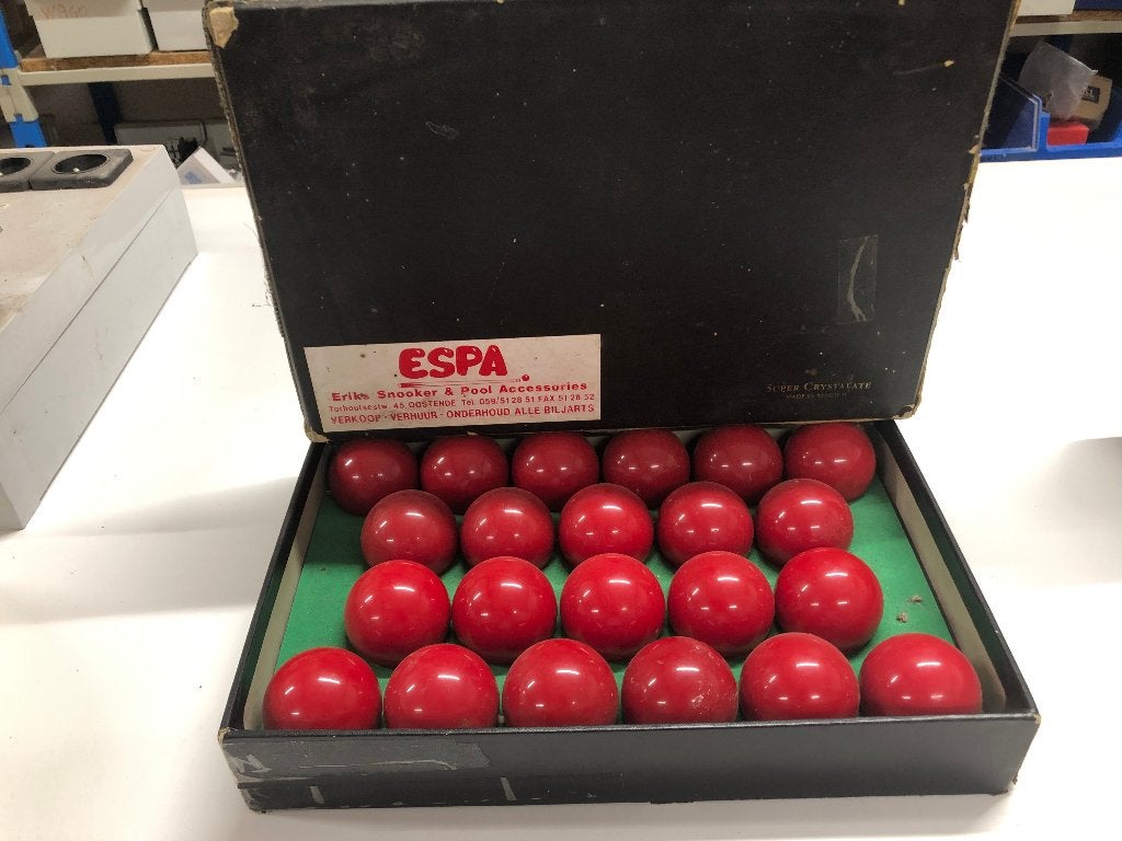 Snooker ballen, Ophalen, Gebruikt