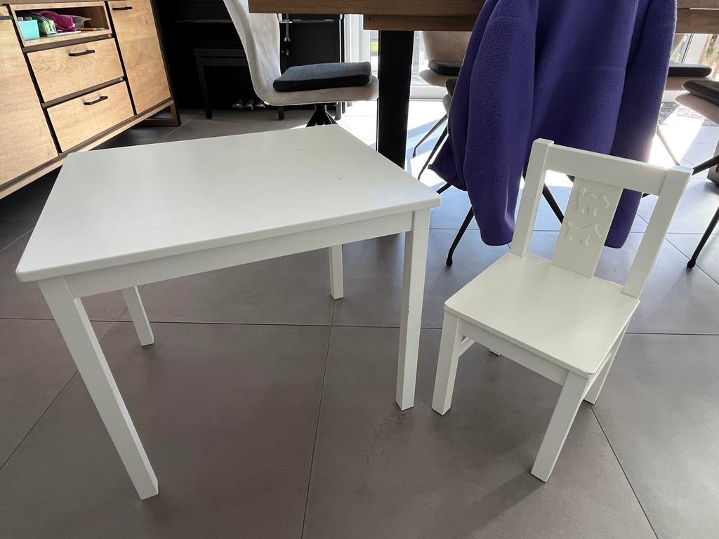 KRITTER table et chaise enfant IKEA, Enlèvement, Utilisé, Table(s) et Chaise(s)