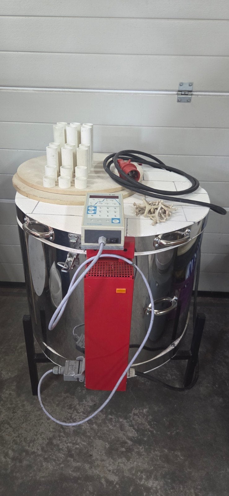 keramiekoven 100 liter 1260 graden 400volt, Enlèvement