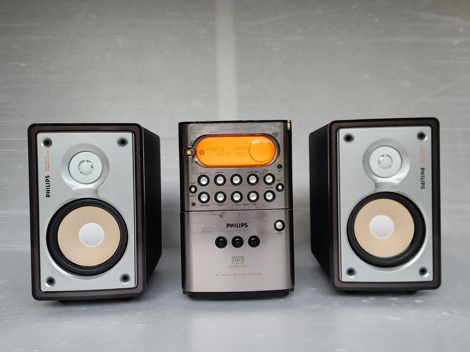 80-ties Top-Pop Compacte stereo, Ophalen, Philips, Cassettedeck, Zo goed als nieuw