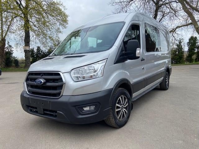 Ford Transit L3H2 dubbele cabine, Auto's, Ford, Voorwielaandrijving, Euro 5, Stof, 1995 cc