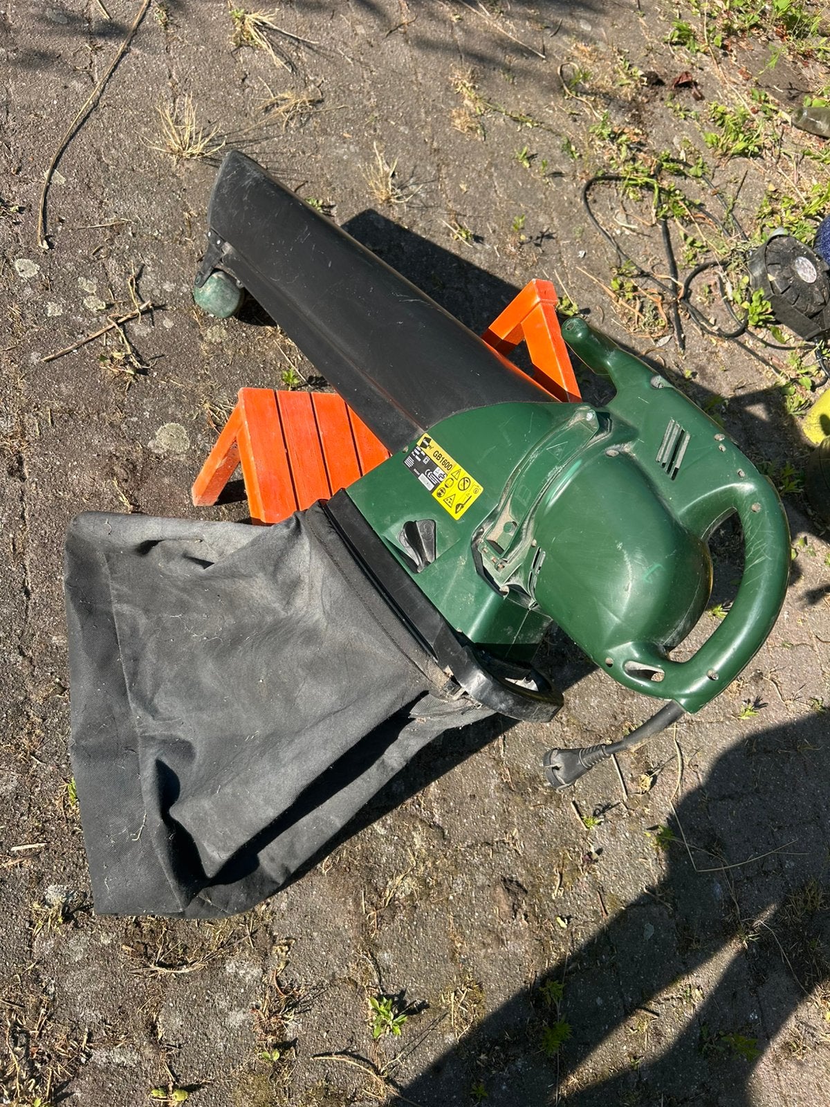 Bladzuiger -blazer., Tuin en Terras, Ophalen, Handgedragen, Zo goed als nieuw, Met opvangzak