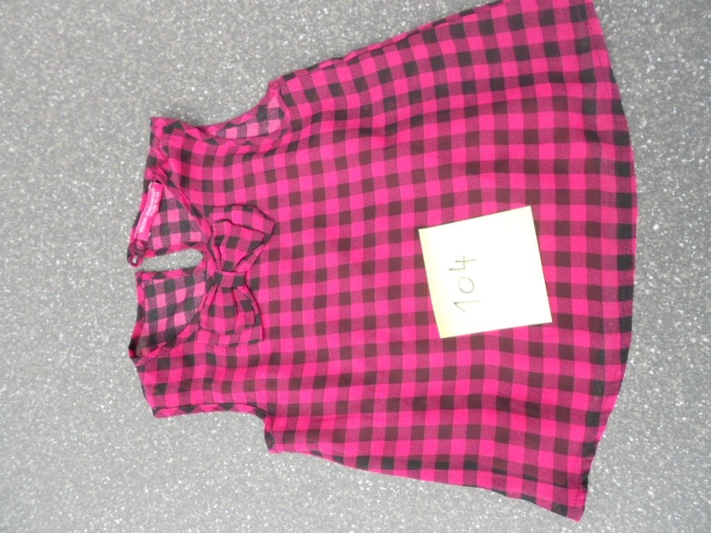 bloesje met topje vast aan elkaar mt 104, Kinderen en Baby's, Ophalen of Verzenden, Gebruikt, Meisje, Overhemd of Blouse